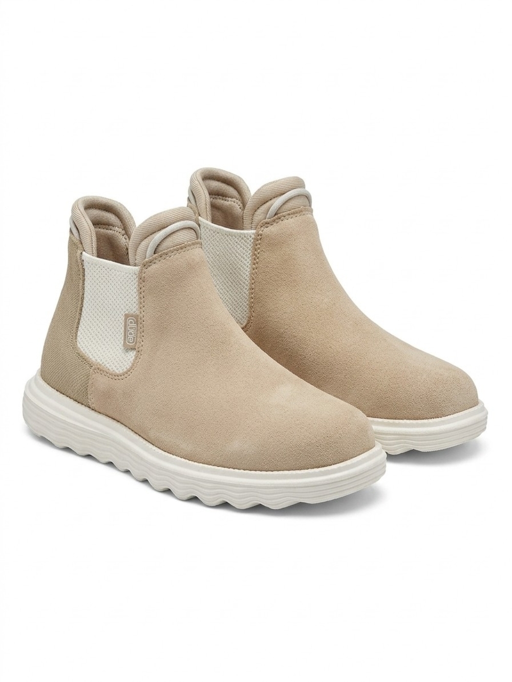 Hey Dude Women's Branson Boot In Tan and White